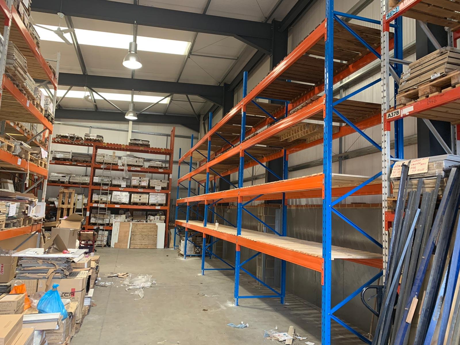 Abbey Tiles pallet racking Installation - Essex Pallet Racking