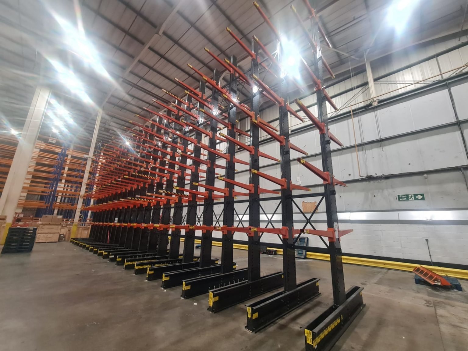 Arcese UK Ltd cantilever racking installation in Rugby - Essex Pallet ...