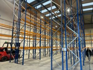 Efficient Installation of Used Apex Pallet Racking, SauKee Ltd in Surrey Quays, London