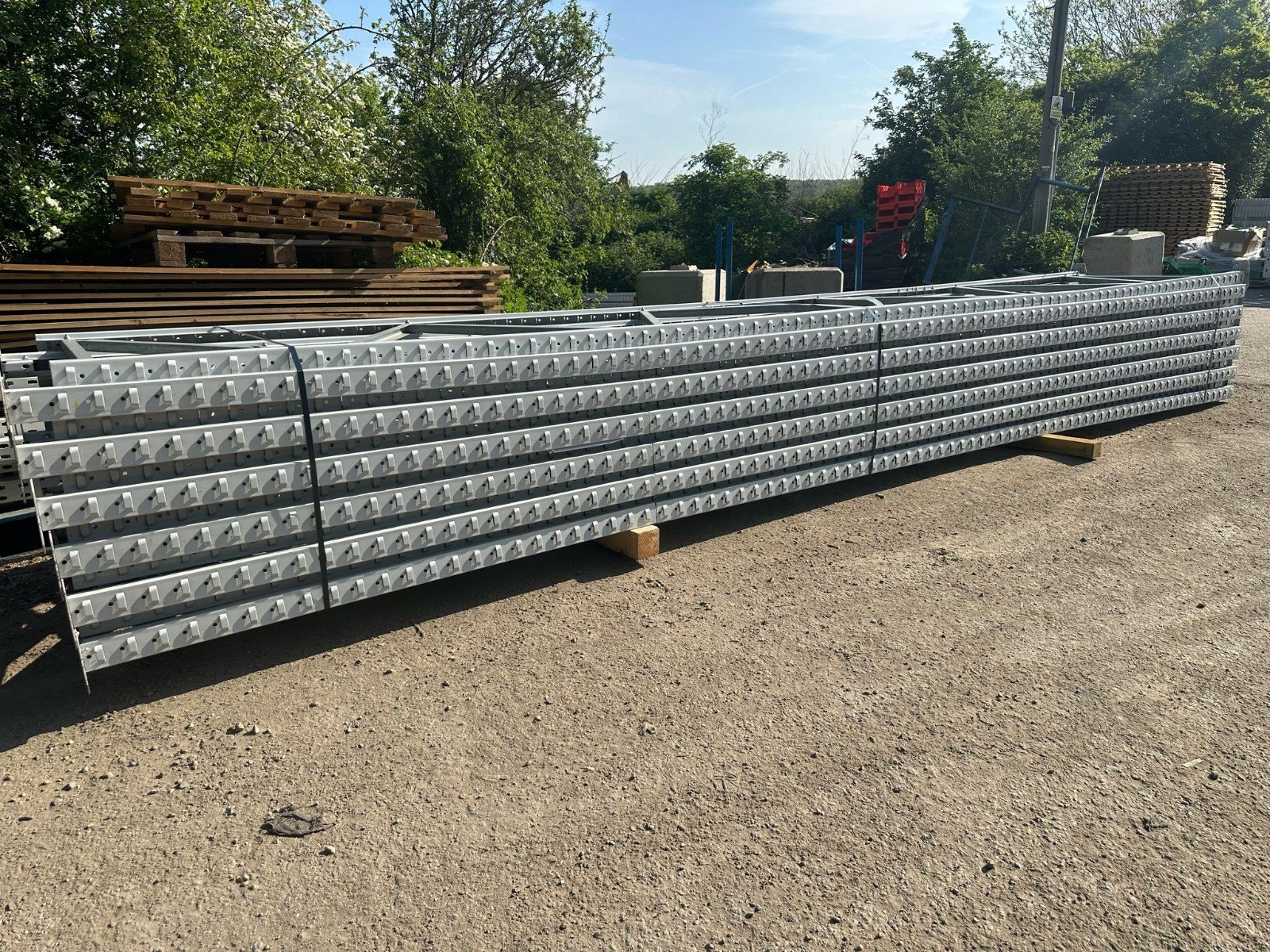 Esmena Storage System Workshop Shed Warehouse Pallet Racking Frame Beam ...