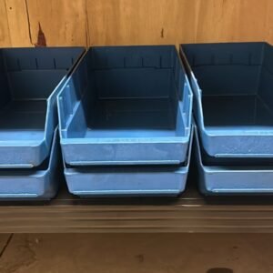 Heavy Duty Stackable Storage Boxes Totes Warehouse Garage Crates Plastic Bins